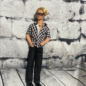 Mattel Fashion Doll with Black and White Outfit